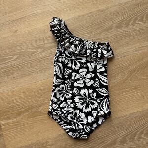 Mikoh Black and White Kids Swim One Piece